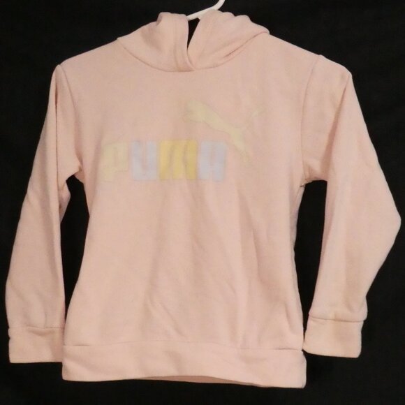 PUMA | size 8 | Pink Hooded Sweatshirt / Hoodie - Picture 2 of 16